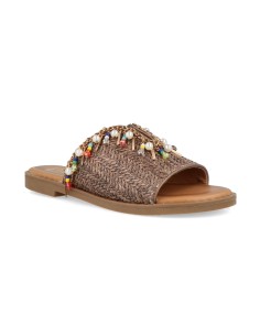 O-Joo Miley Carribean ciabatta con charms 2